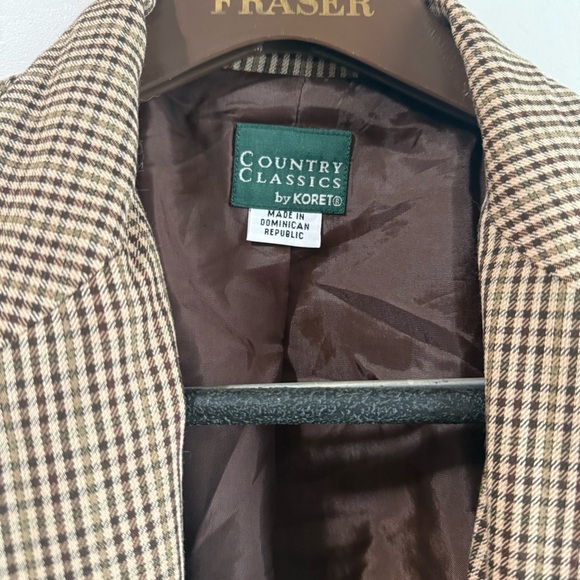 Vintage Checkered Koret Blazer - Picture 3 of 6